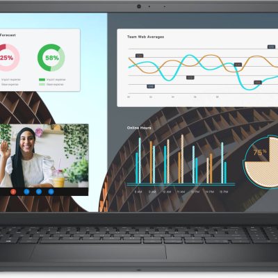 Dell Vostro 3530 Laptop, 15.6″ FHD 120Hz Display, Intel Core i7-1355U Processor, 8GB RAM, 512GB SSD, Intel UHD Graphics, English-Arabic Keyboard, Carbon Black | Vostro3530-I78512GBW