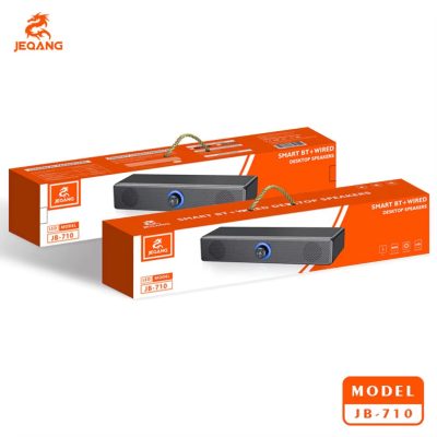 JEQANG JB-710 Smart Bluetooth Desktop Gaming Speakers, 360° Surround Sound, Portable for Computer, Mobile and Aux Communication