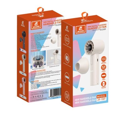 JEQANG JF-157 Mini Digital Handheld Portable Fan